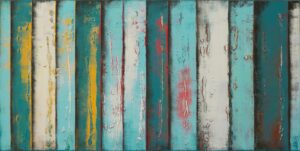 Blue Panels by Ronald Hunter