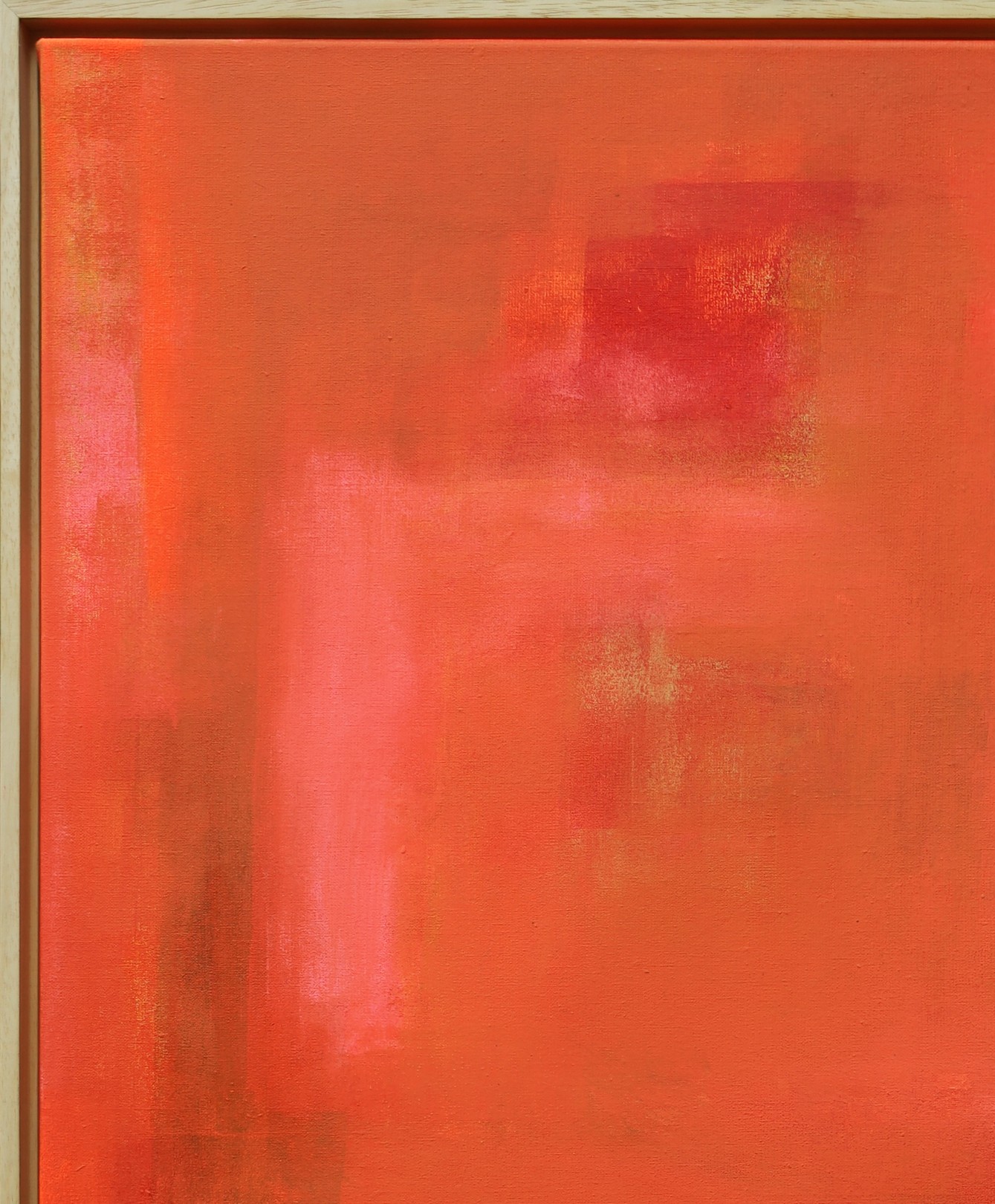 Untitled Pink & Orange by Ronald Hunter
