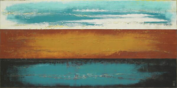 Three lined landscape XL by Ronald Hunter