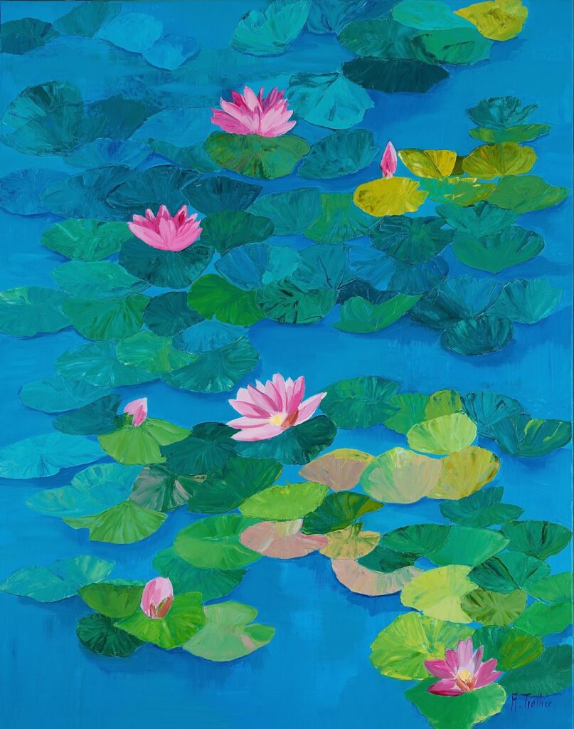 Hommage à Monet V by Agnès Tiollier