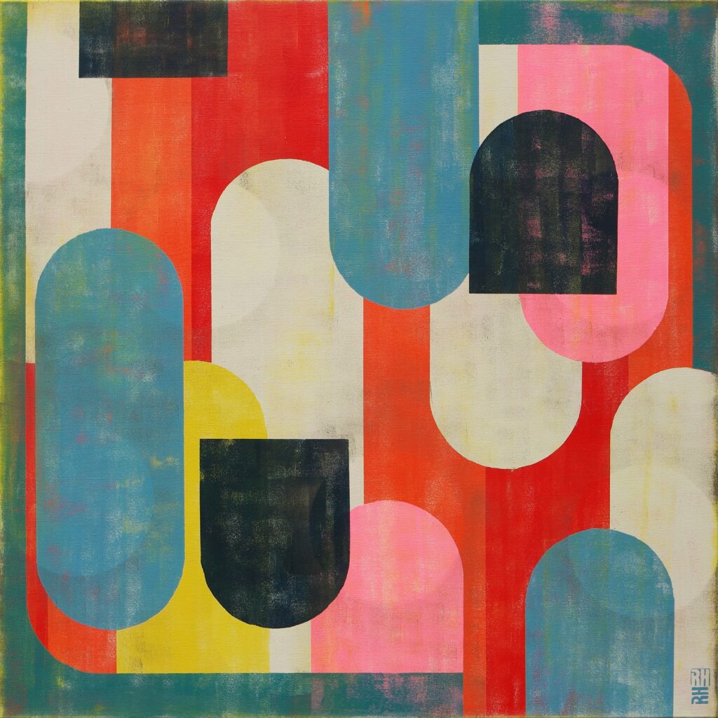 Traffic Full Color Pink by Ronald Hunter