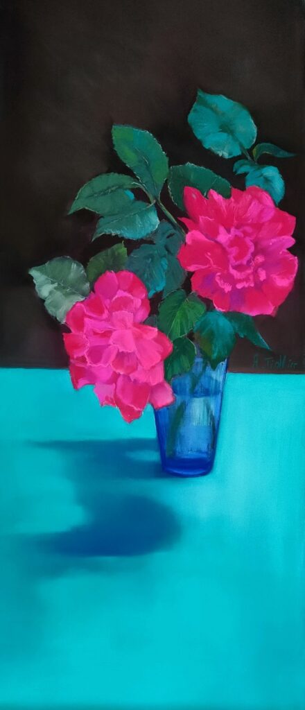 Roses du jardin II by Agnès Tiollier