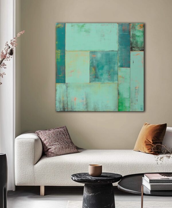 Turquoise Tiles -B - Afbeelding 2