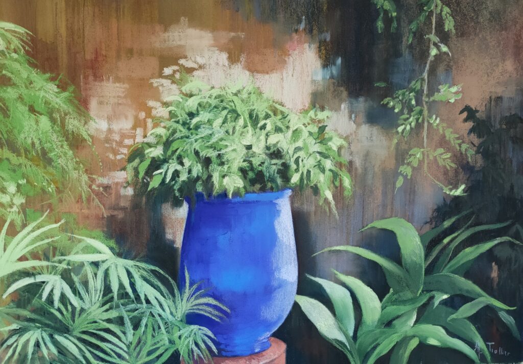 Le bleu de Majorelle by Agnès Tiollier