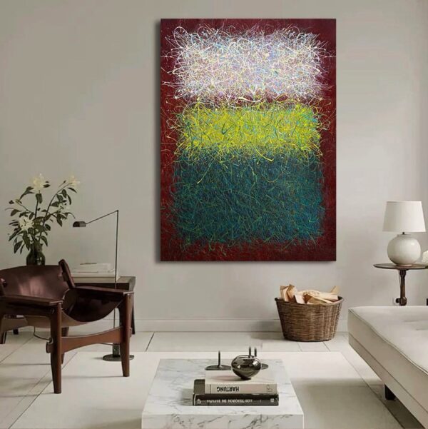 "Splashes. Green and Chocolate" by Nadine Antoniuk