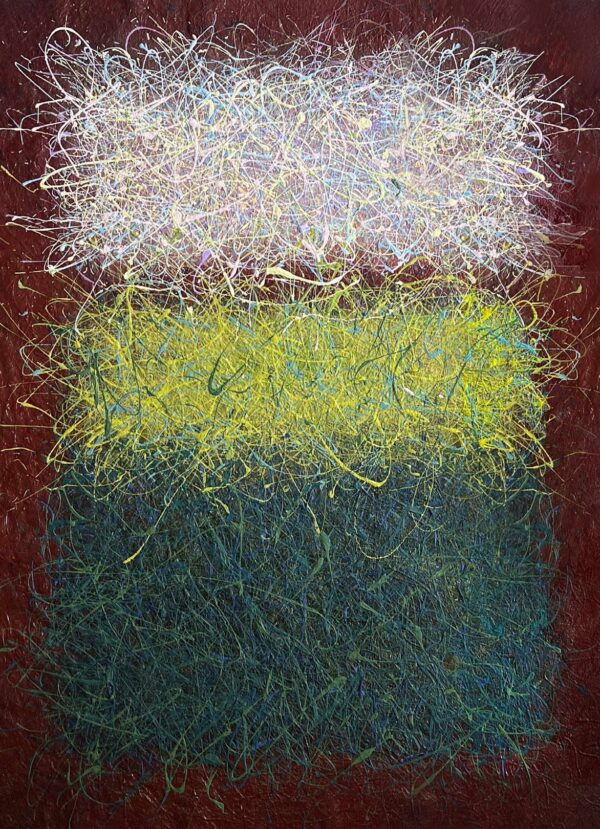 "Splashes. Green and Chocolate" by Nadine Antoniuk