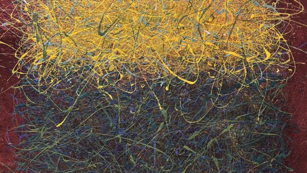 "Splashes. Green and Chocolate" by Nadine Antoniuk