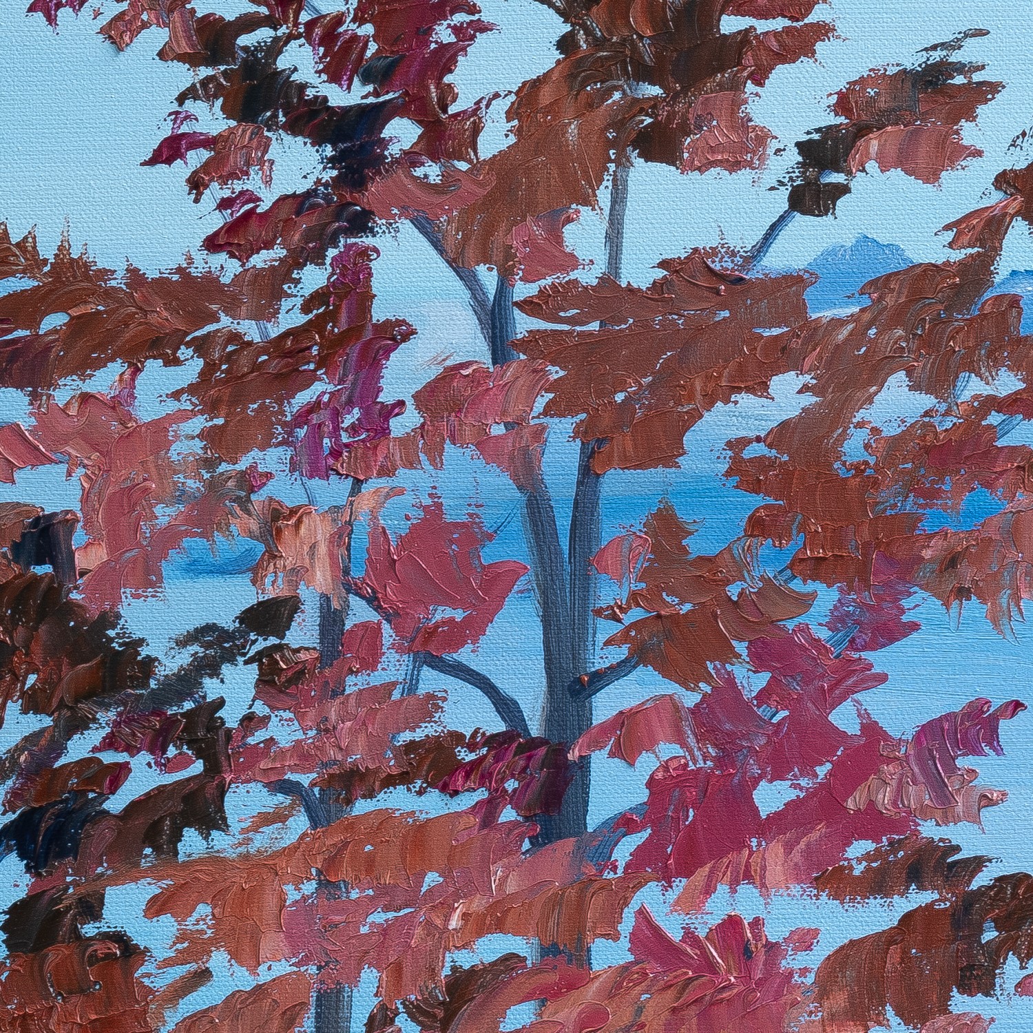 Automne sur le Léman by Agnès Tiollier