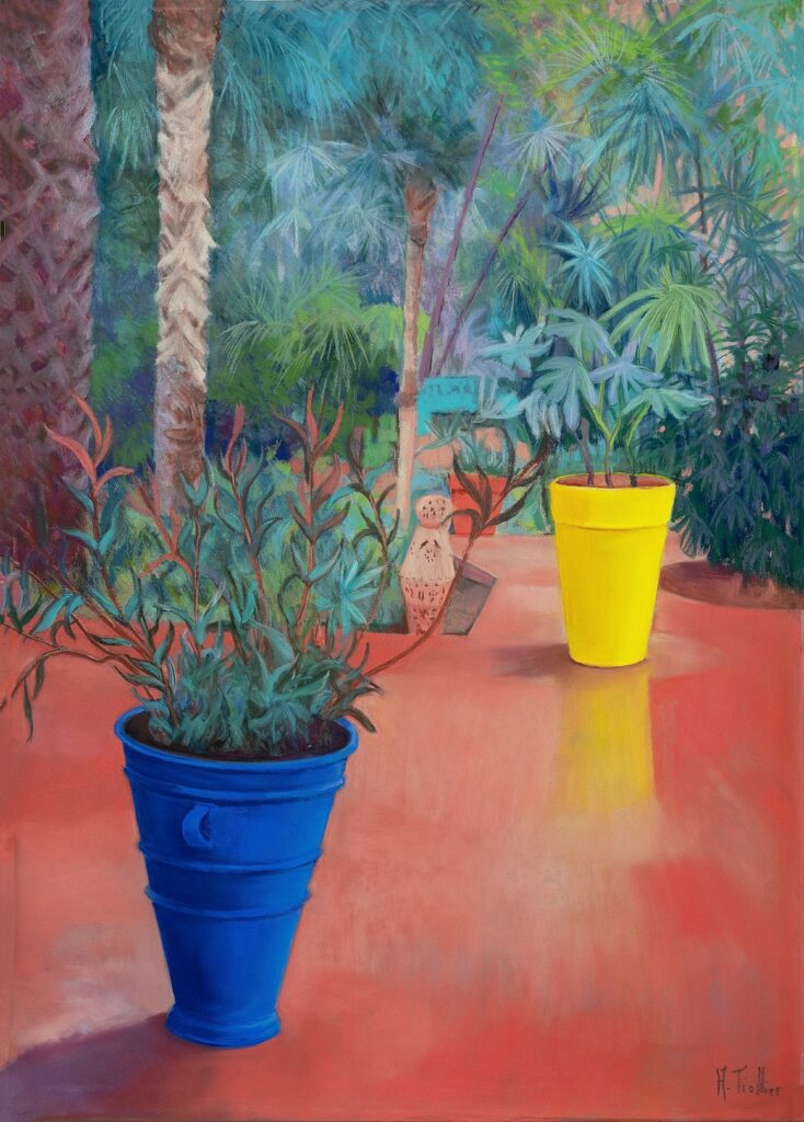Couleur Majorelle VI by Agnès Tiollier