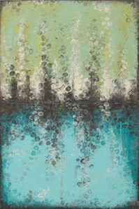 Boiling bubbles Turquoise by Ronald