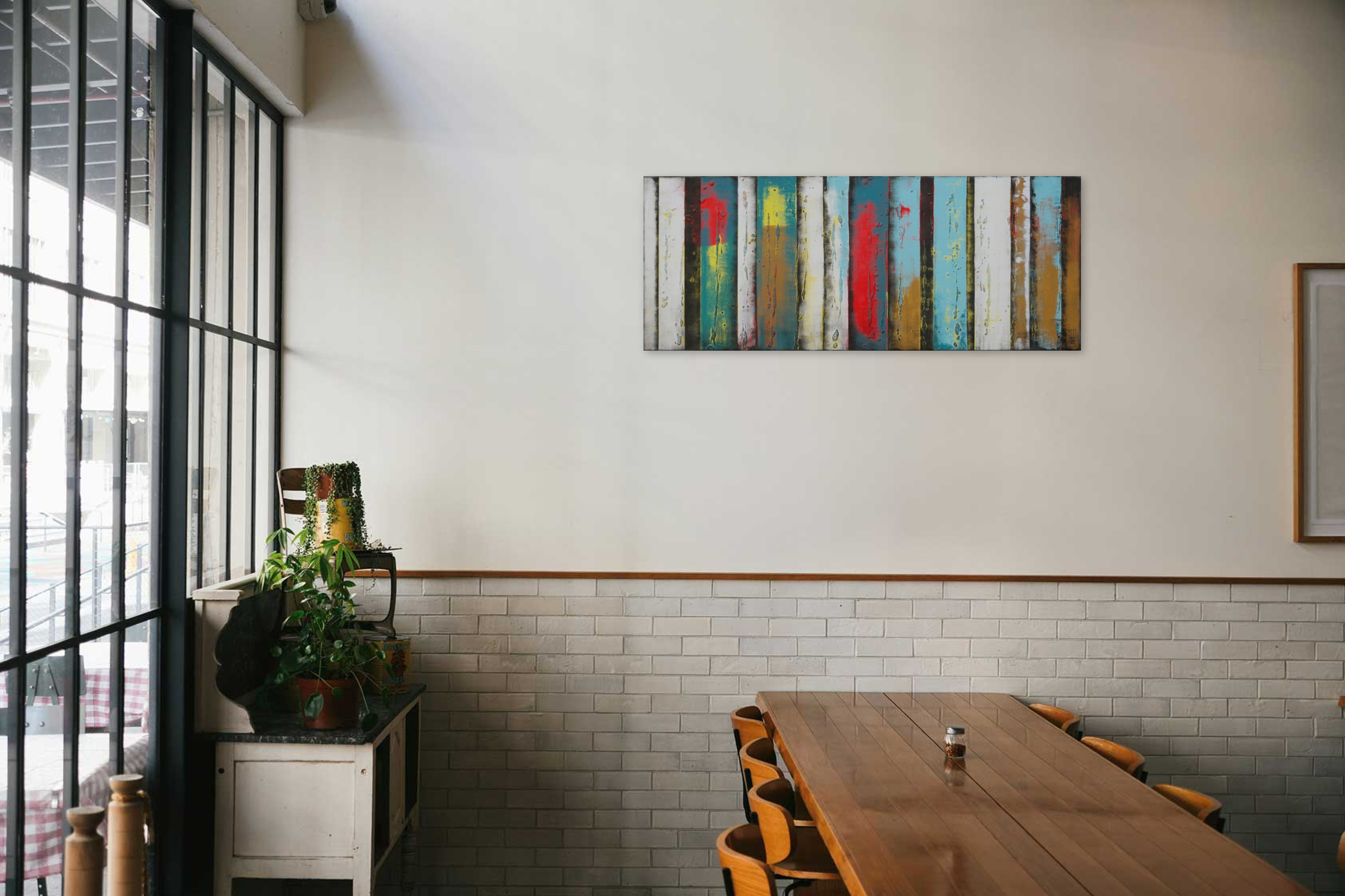Turquoise panels light - Afbeelding 7