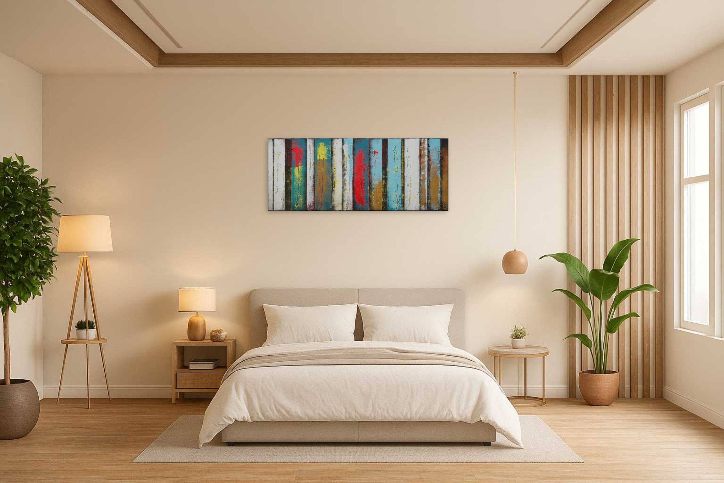 Turquoise panels light - Afbeelding 8