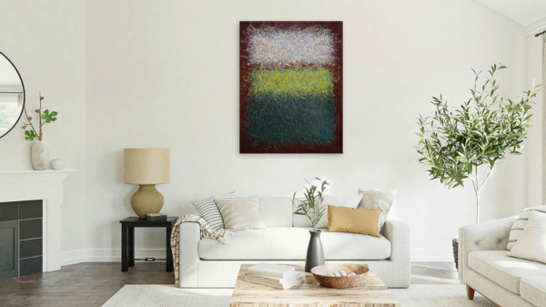 "Splashes. Green and Chocolate" by Nadine Antoniuk