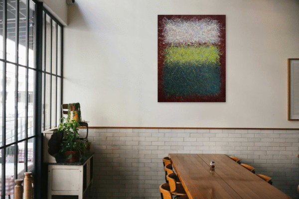 "Splashes. Green and Chocolate" by Nadine Antoniuk