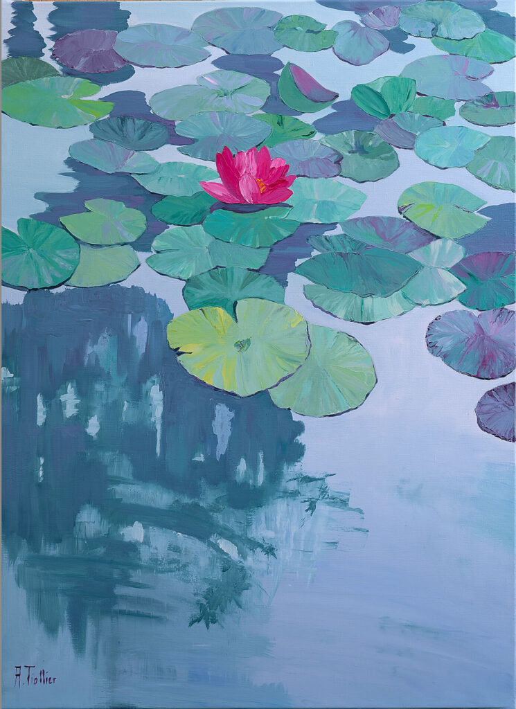 Hommage à Monet IV - Agnès Tiollier