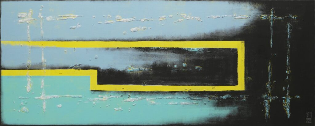 Yellow City Square by Ronald Hunter