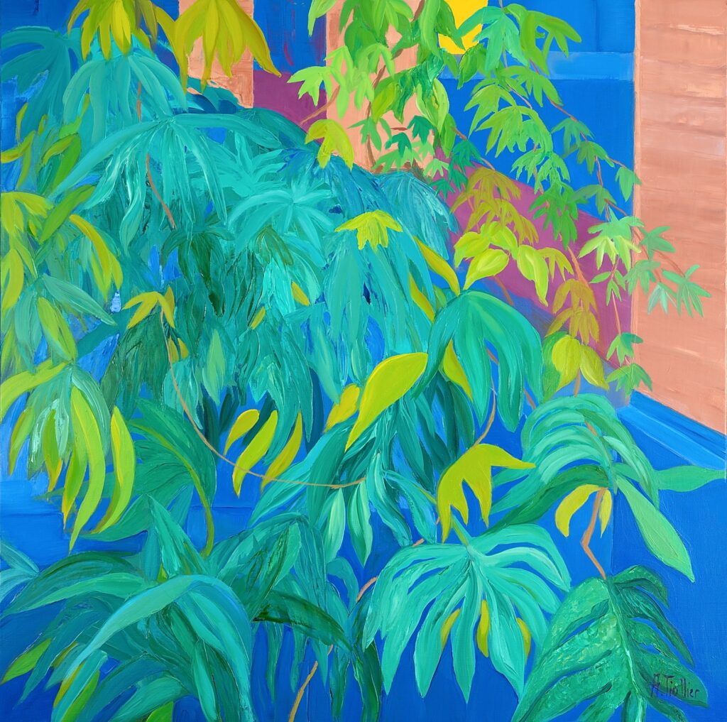 Luxuriance à Majorelle by Agnès Tiollier