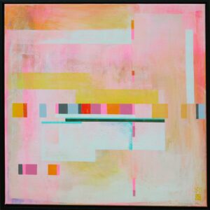 City plan pink by Ronald Hunter