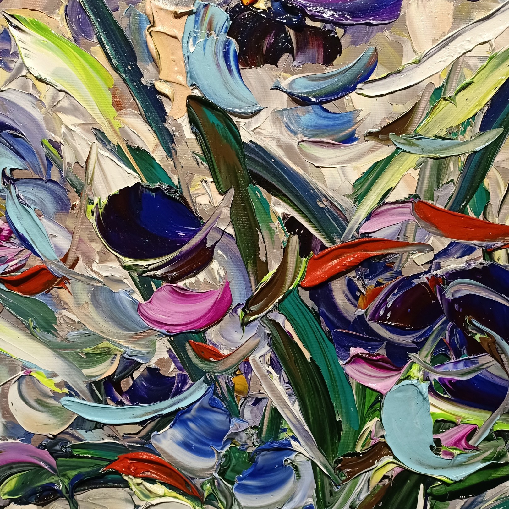 Vaso con iris blu - Image 2