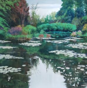 Le jardin de Monet lI by Agnès Tiollier