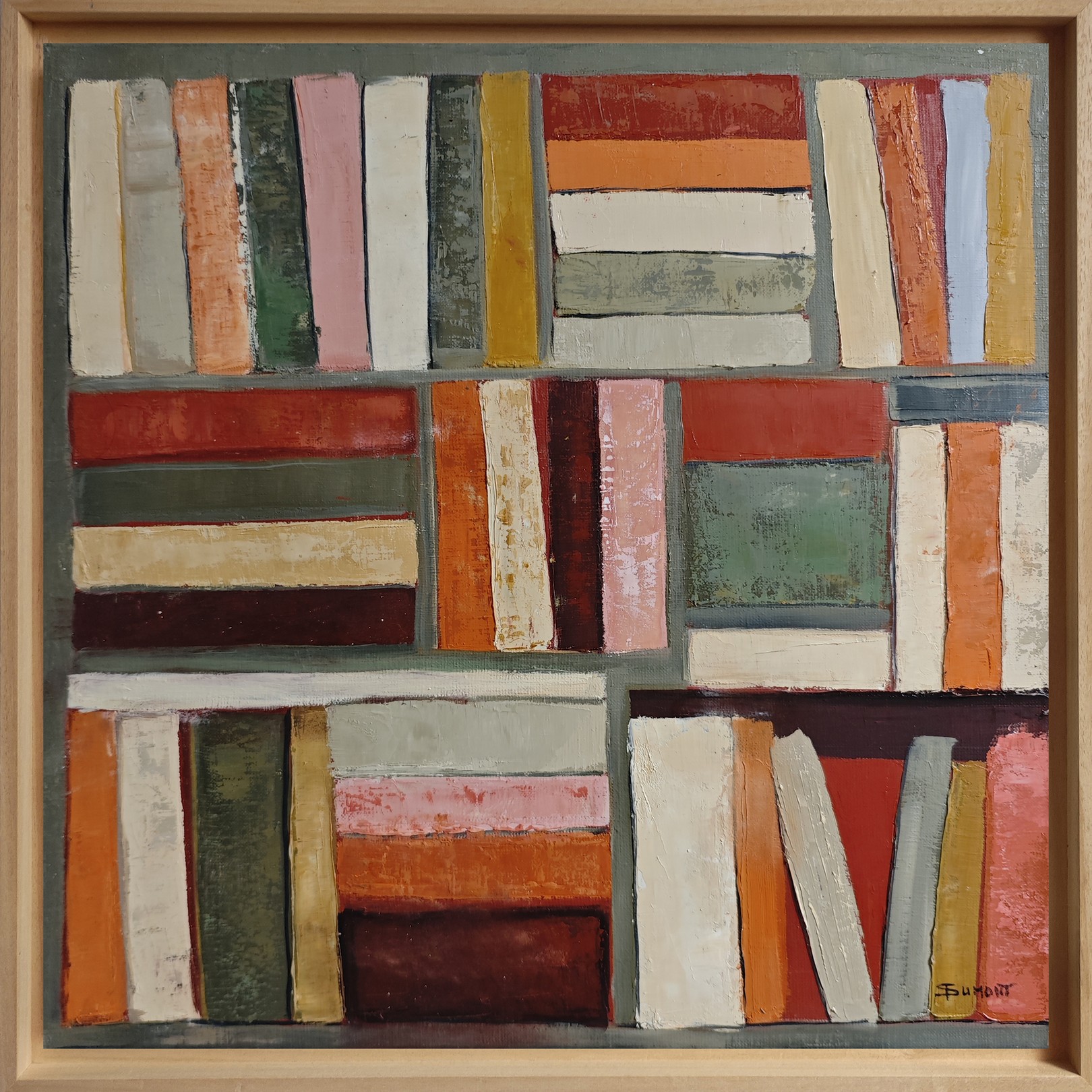 Etreinte de livres by Sophie Dumont