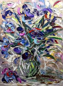 Vaso con iris blu by Antonino Puliafico