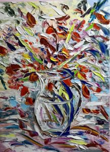 Vaso con fiori arancio by Antonino Puliafico