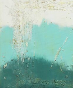 Oceanic blue square by Ronald Hunter