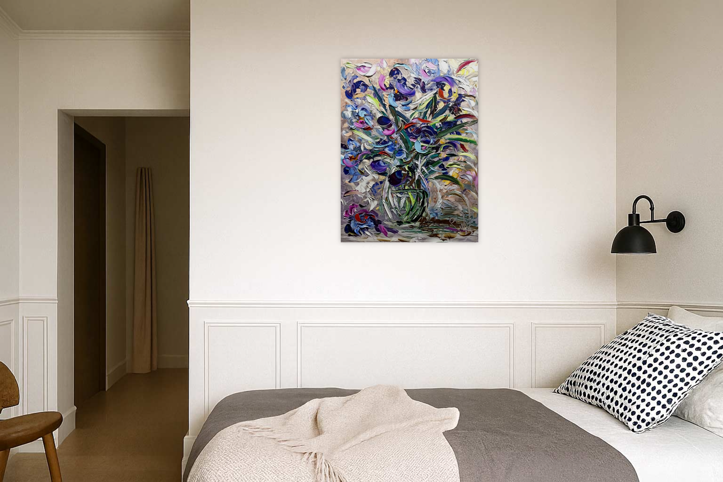 Vaso con iris blu - Image 6