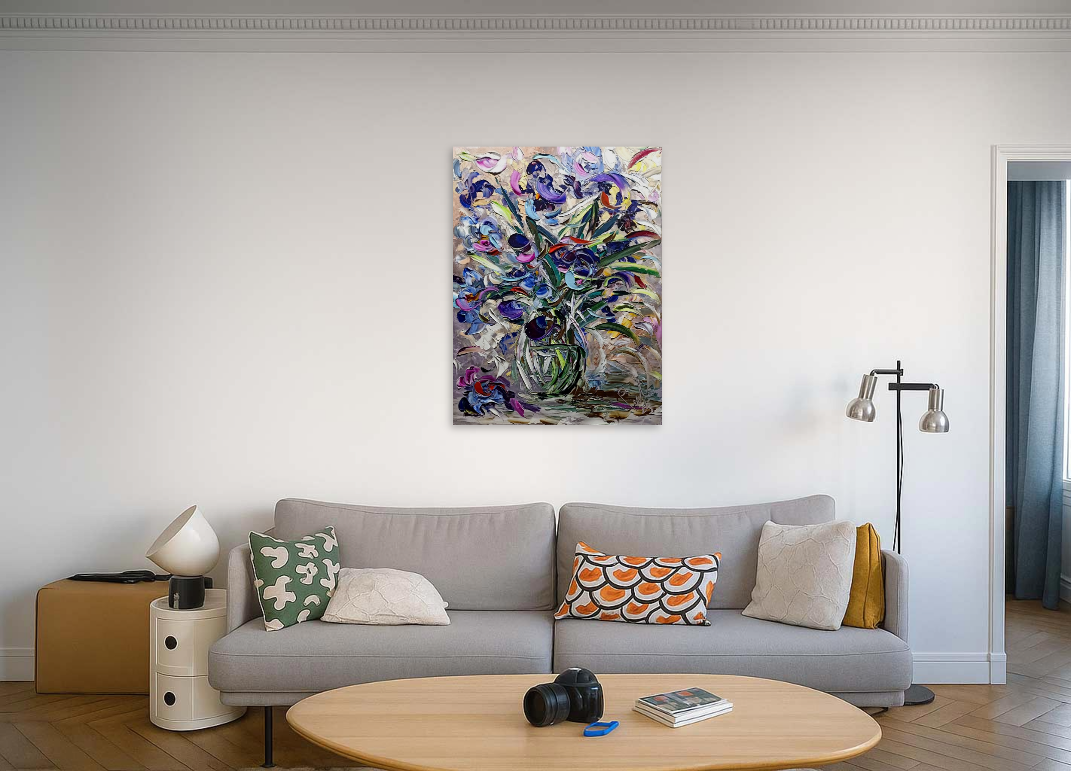 Vaso con iris blu - Image 7