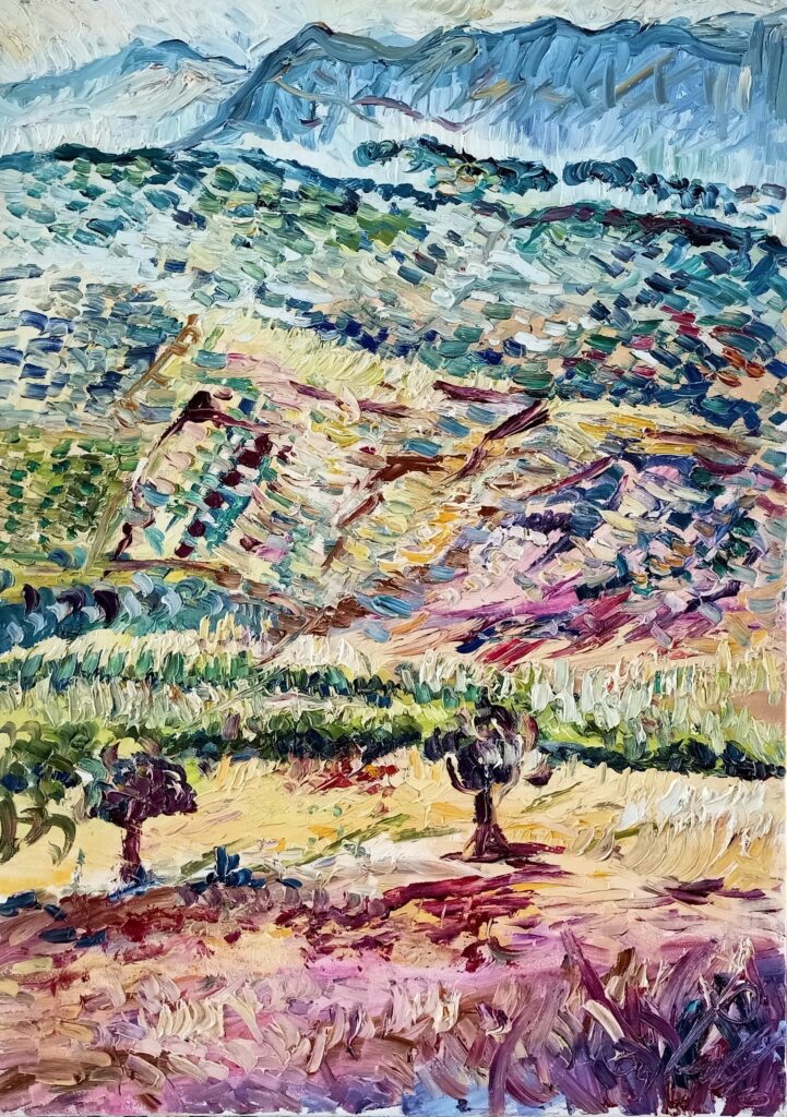 Campi al Crepuscolo by Antonino Puliafico