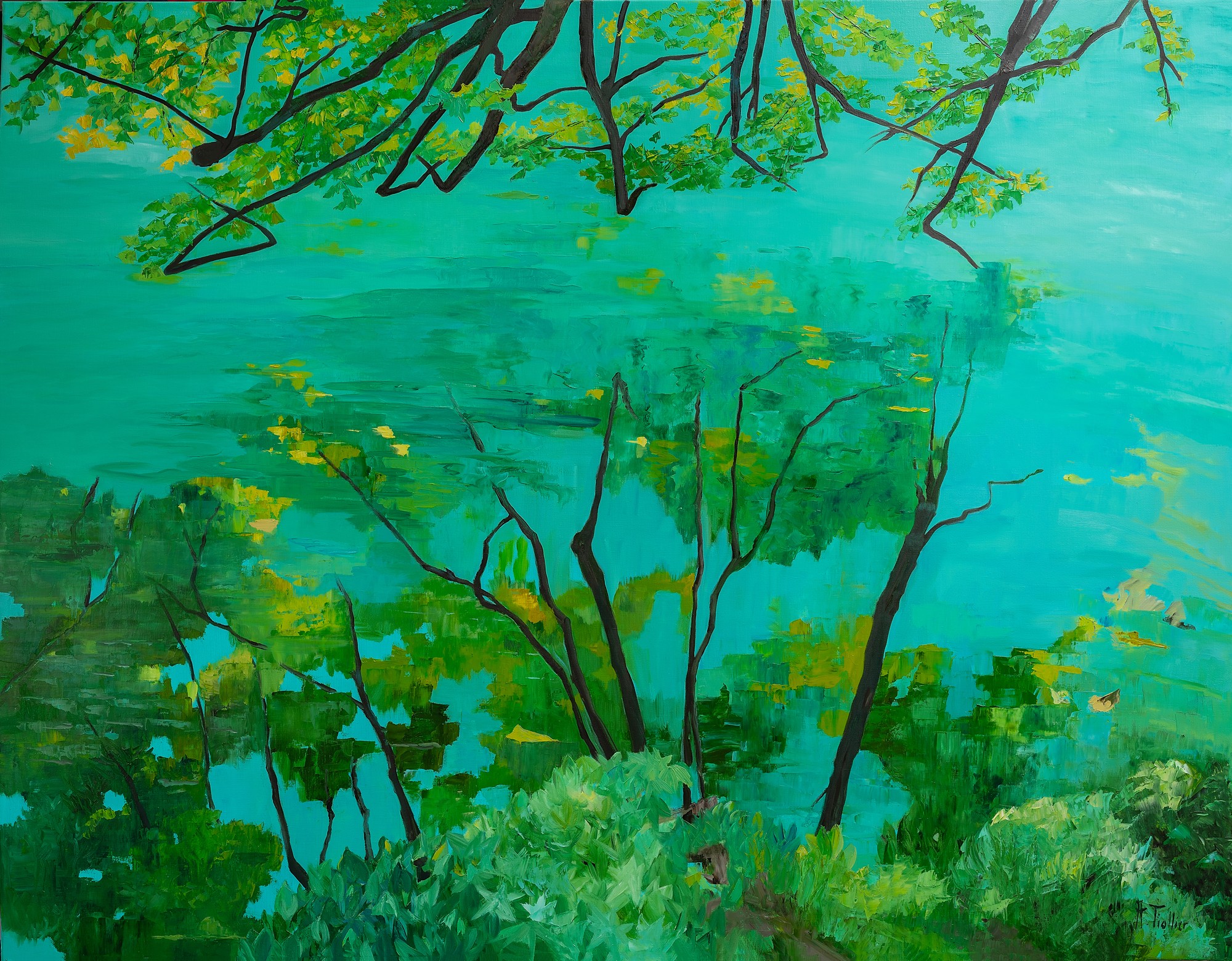 Green Rhapsody II Agnès Tiollier