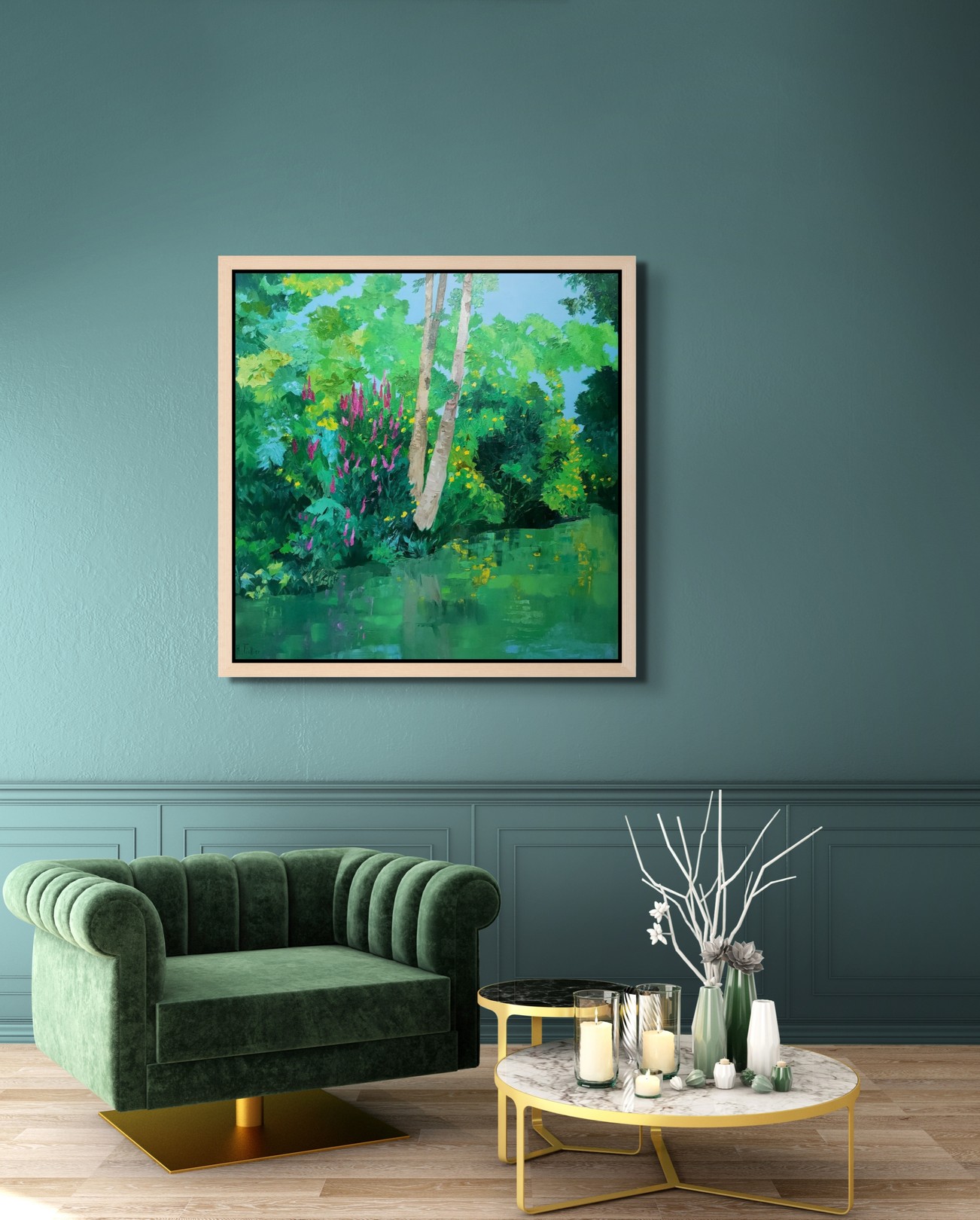 Jardin des songes, reflets d'un silence vert by Agnès Tiollier