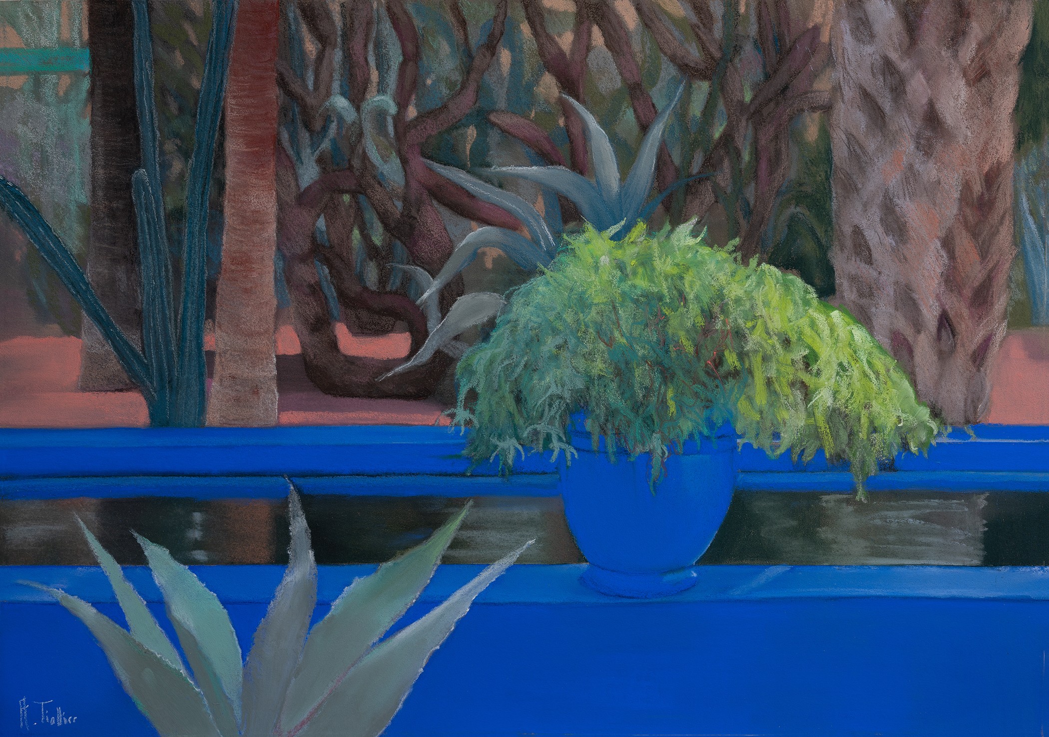 Le bleu de Majorelle II Agnès Tiollier