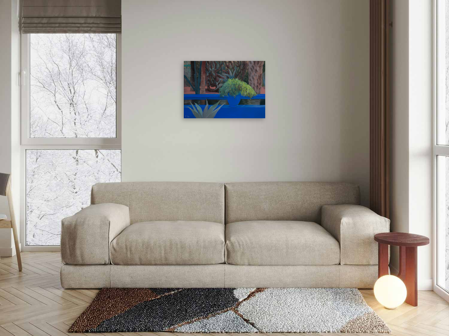 Le bleu de Majorelle II Agnès Tiollier