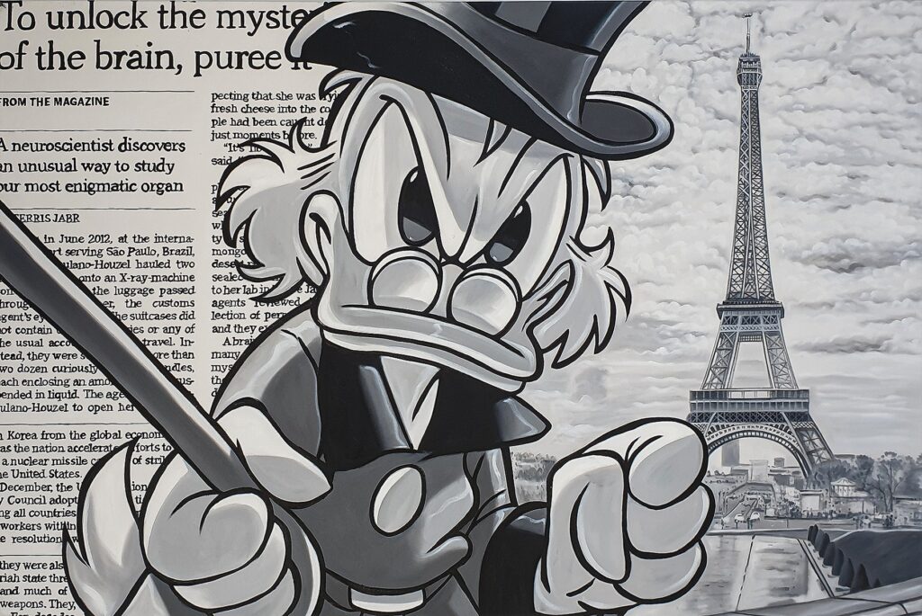 Scrooge McDuck Parisian Rhapsody - From Paris with Love by Belart Collective