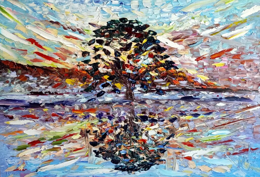 Specchio al Tramonto by Antonino Puliafico