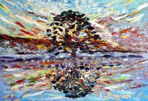 Specchio al Tramonto by Antonino Puliafico