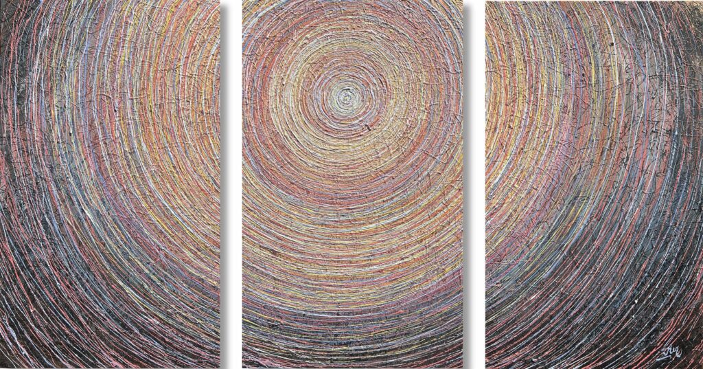 Serenade of the Rising Sun (ready to hang) by Nadin Antoniuk