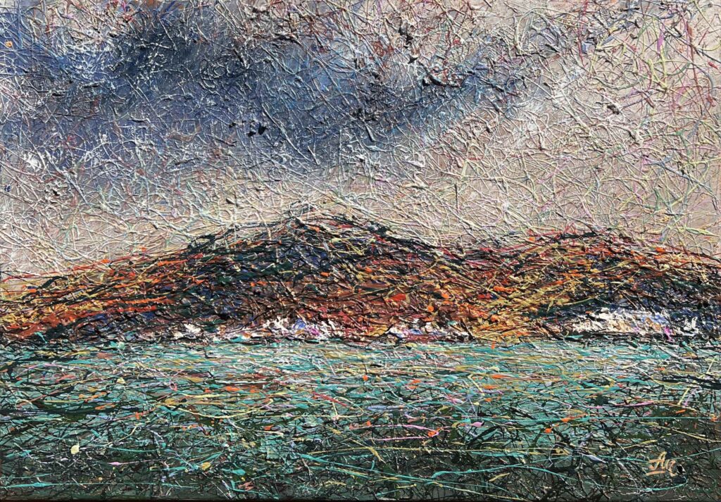 Serenity Unbound (ready to hang) by Nadin Antoniuk