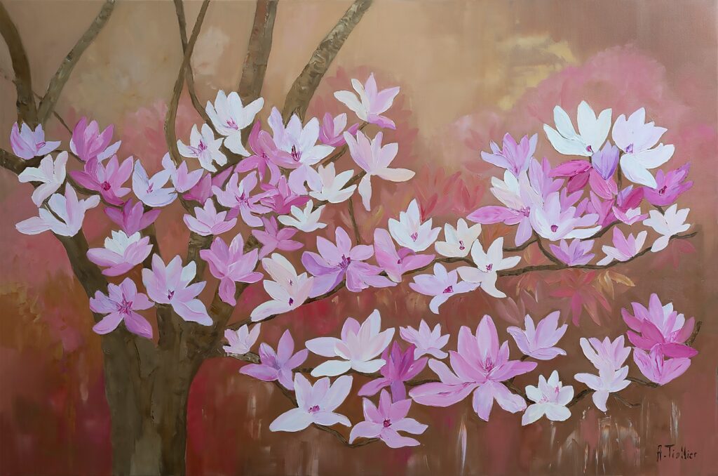 Comme un printemps IV by Agnès Tiollier