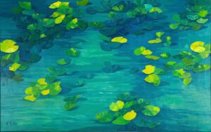 Murmure des nymphéas by Agnès Tiollier