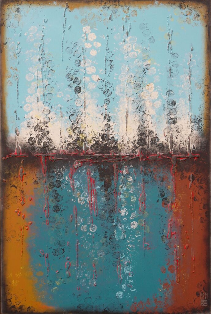 Boiling bubbles original by Ronald Hunter