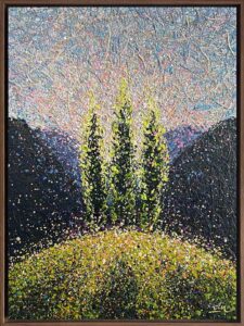 Summer’s Golden Resonance - framed by Nadin Antoniuk