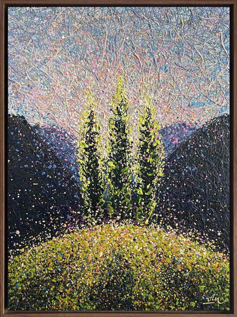 Summer’s Golden Resonance - framed by Nadin Antoniuk