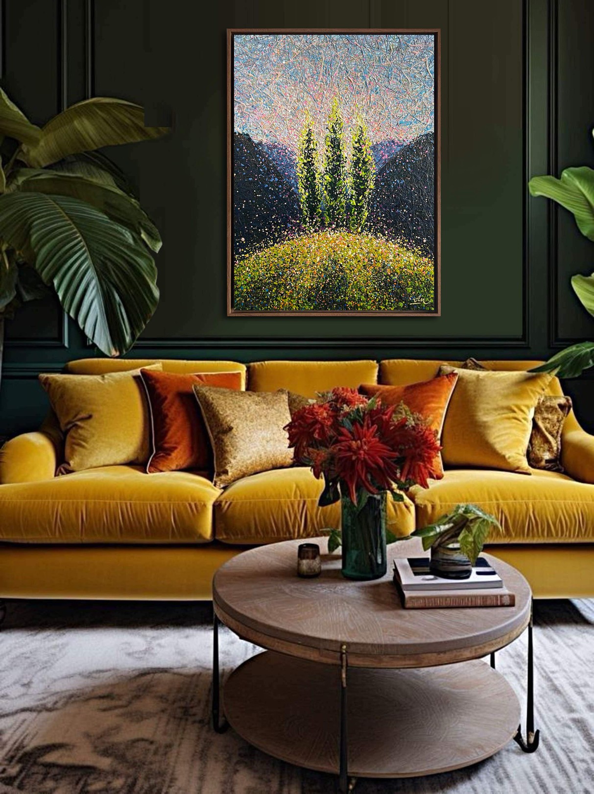 Summer’s Golden Resonance - framed - Image 8