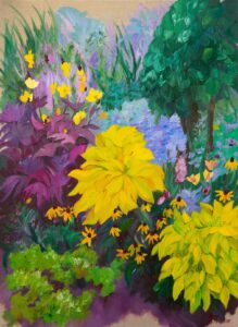 Jardin éphémère II by Agnès Tiollier