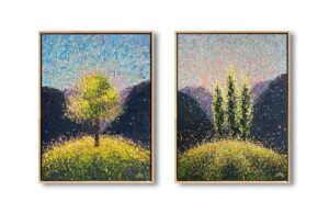 Where Silence Becomes Joy - light frame by Nadin Antoniuk