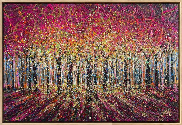 The Soft Light of an Autumn Dream - framed by Nadin Antoniuk