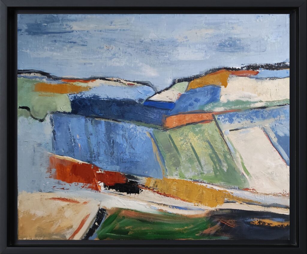 Geometric landscape by Sophie Dumont